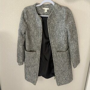 H&M Gray Women's Herringbone Jacket